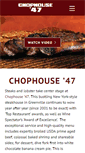 Mobile Screenshot of chophouse47.com