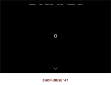 Tablet Screenshot of chophouse47.com